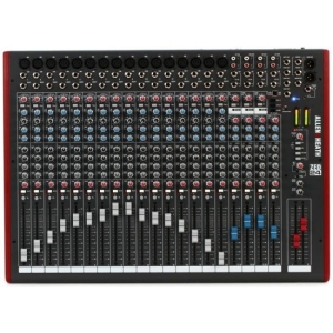 Allen & Heath ZED-24 Analog Mixer with 16 Mic Inputs, 4 Stereo Channels, USB Audio