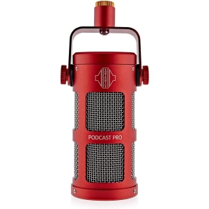 Sontronics Podcast Pro USB Dynamic Microphone Supercardioid - Red